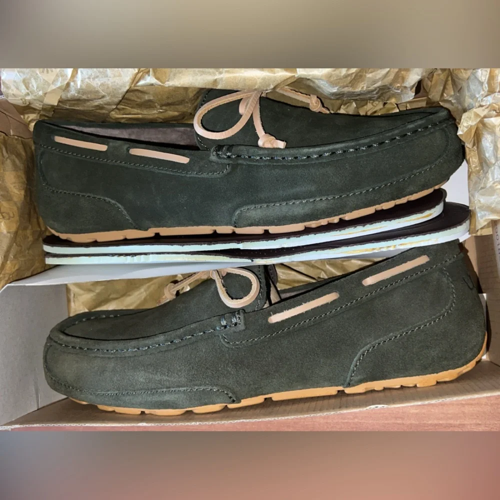 UGG Australia Chester Forst Green Men's Casual Loafer Shoes - Picture 7 of 11